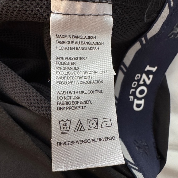 IZOD Golf‎ Men's Performance Wear Lightweight Golf Pants Black Tag: 36x30 Active - Picture 7 of 14